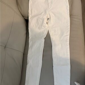 Joe's Jeans Flawless White High-Rise Skinny Jeans